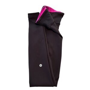 lululemon athletica Reversible Black and Pink Leggings - size 2